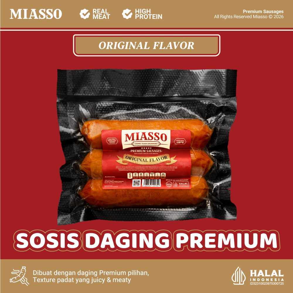 Jual MIASSO - Original | Premium Sausages | Sosis Halal Frozen Food ...