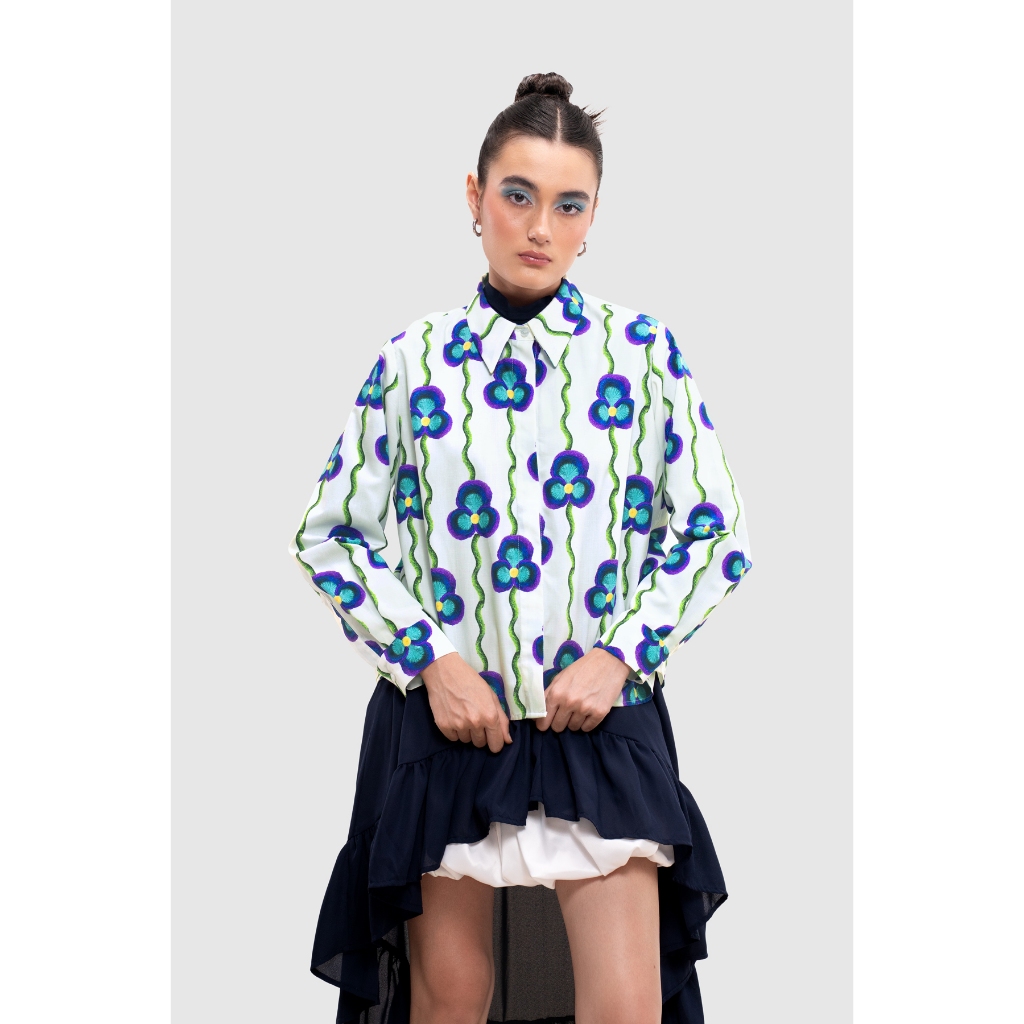 Jual Calla The Label - Mossy Basic Shirt - Alabaster | Shopee Indonesia
