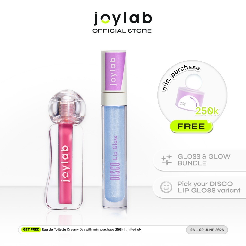 Jual [ BUNDLING PACK ] JOYLAB Get Gloss 3ml & Disco Lip Gloss 4gr ...