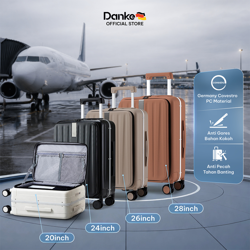 Jual Danke Top Load Signature H9860 - Koper Buka Atas TSA Lock Anti ...