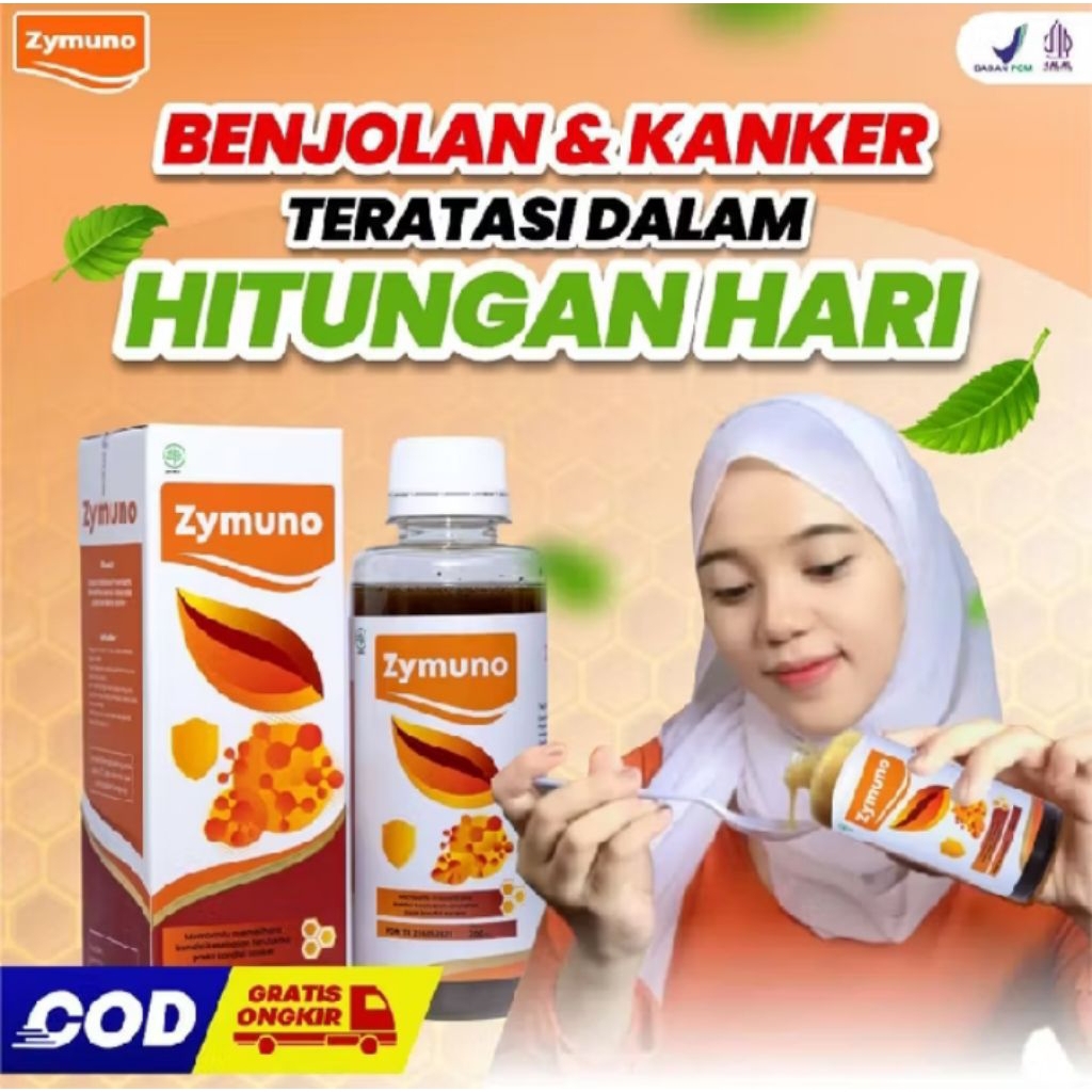 ZYMUNO 100 ML  MEMBANTU  MENGOBATI TUMOR KISTA KANKER