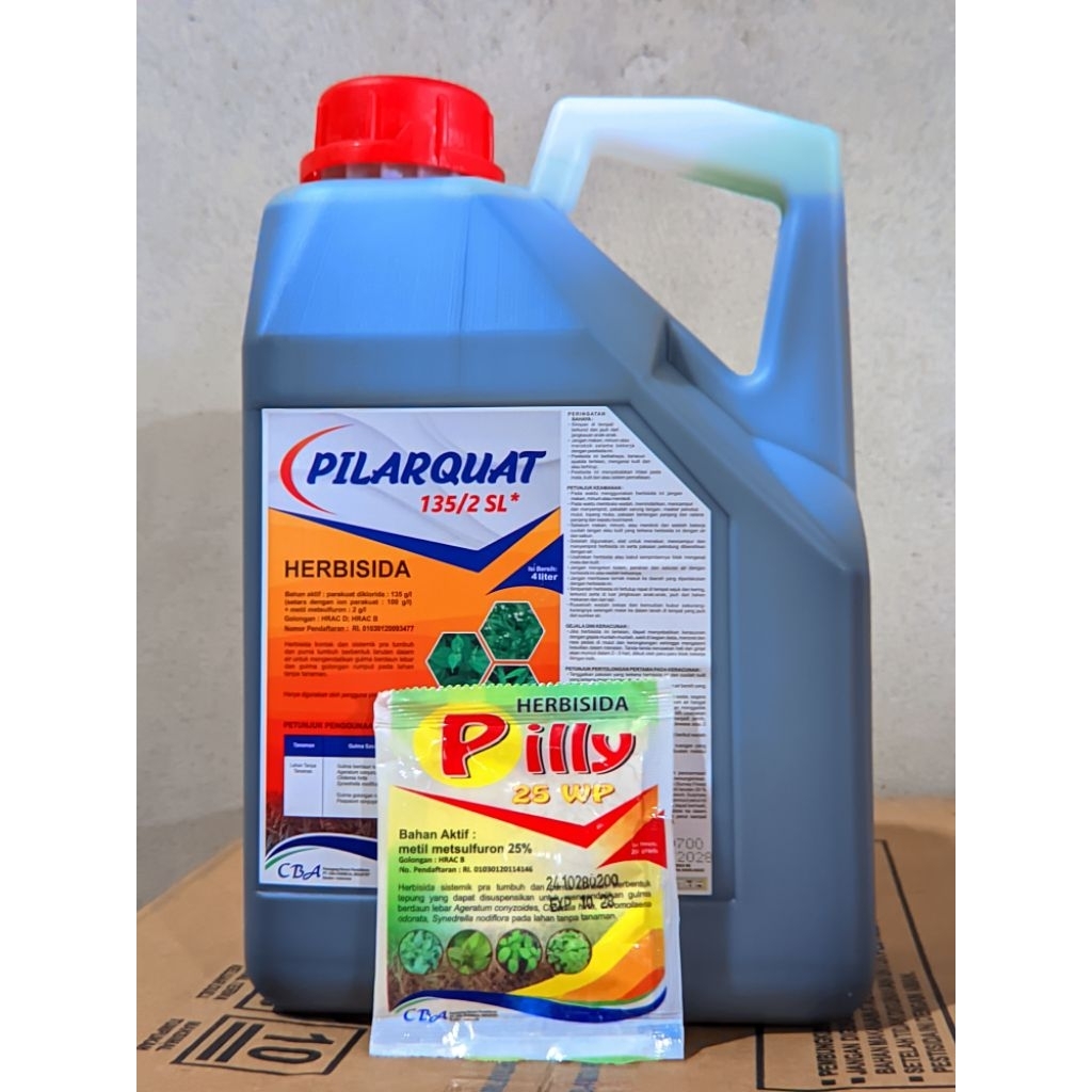 Jual Pilarquat 135/2 SL 4 Liter Herbisida Kontak | Ampuh Membasmi Gulma ...