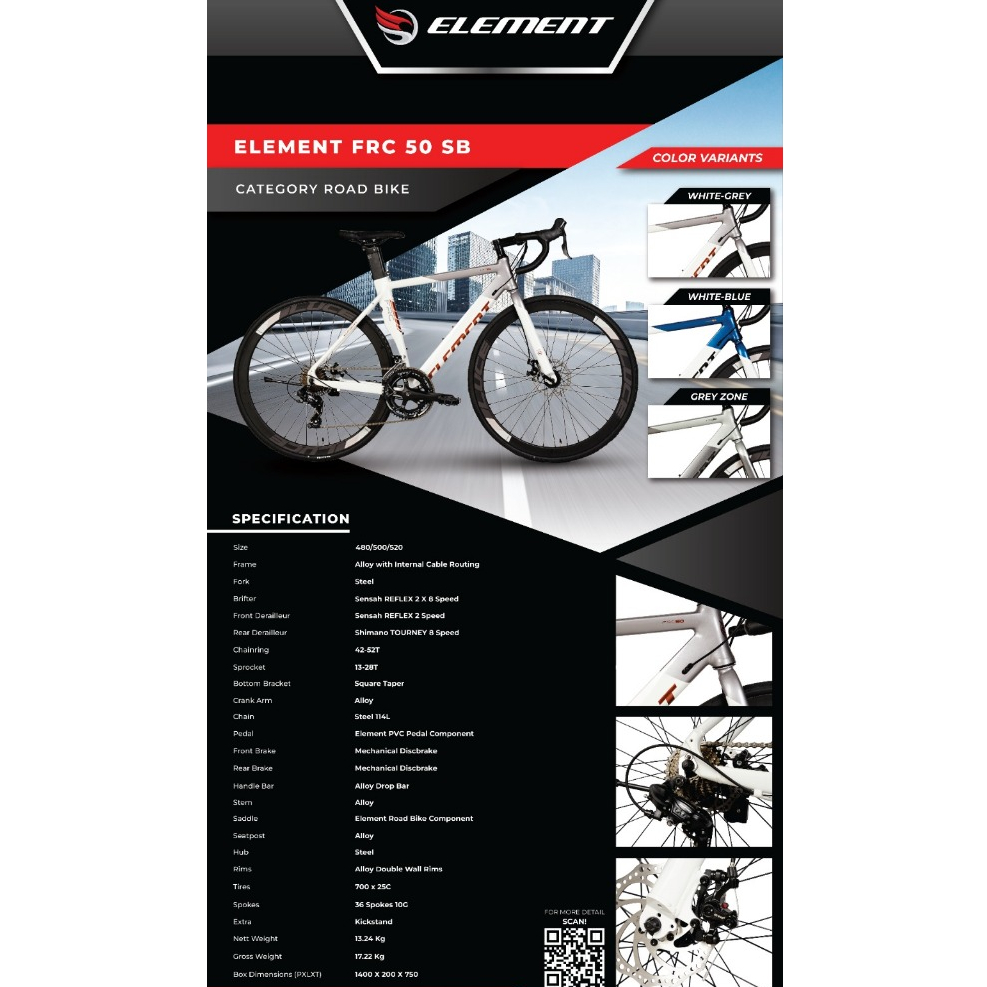 Jual Sepeda Roadbike POLICE TORONTO ELEMENT FRC 50 EVO CRD CURVED LT ...