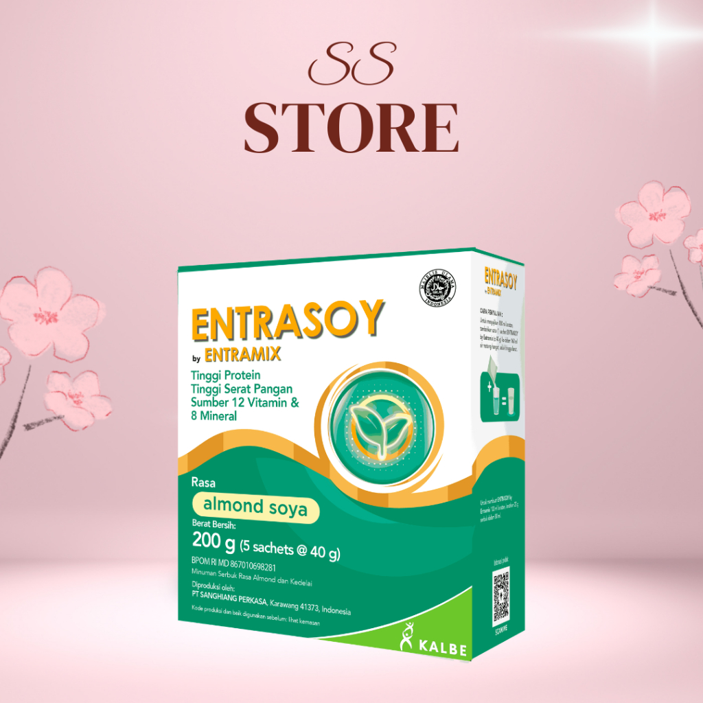 Jual Entrasoy Rasa Almond Soya Medical Nutrience 1 box 6 box | Shopee ...