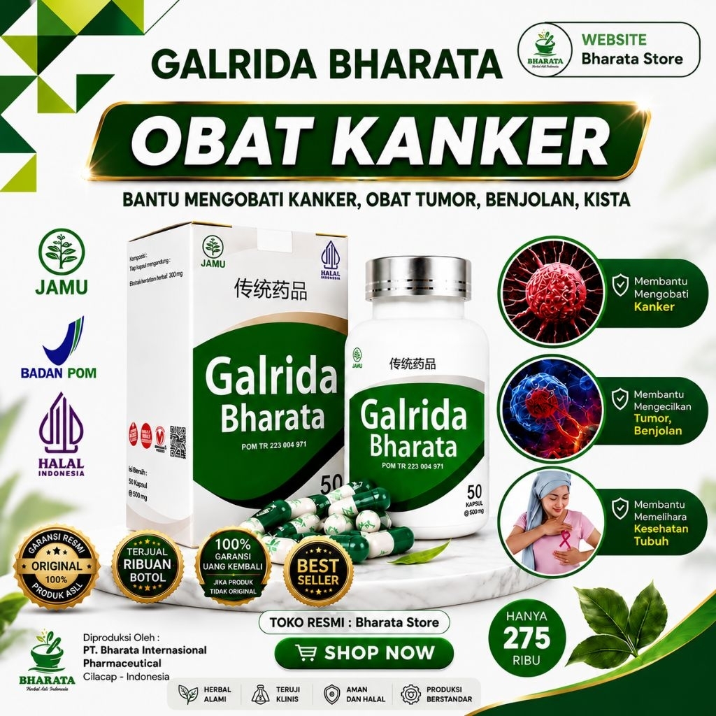 Obat Herbal Kanker Ampuh Obat Tumor Galrida Bharata Garansi Original Sembuh Tanpa Operasi