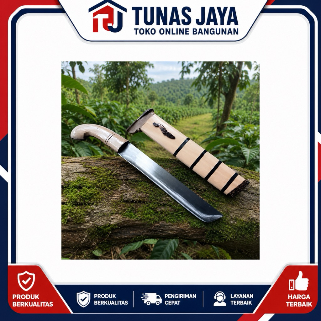 Alat perkebunan G0l0k sarung kayu - kuat tajam dan siap pakai