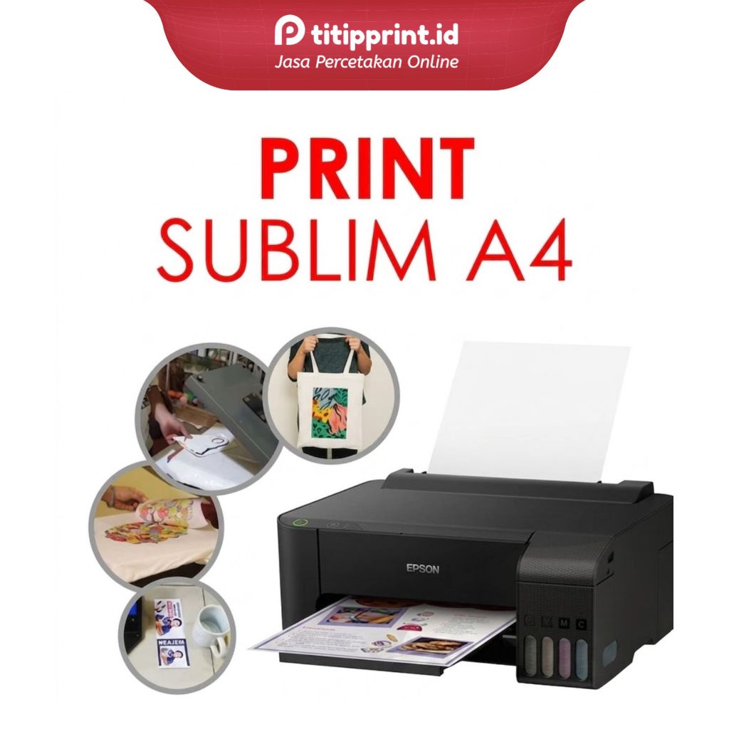Jasa Print Sublim ukuran A4