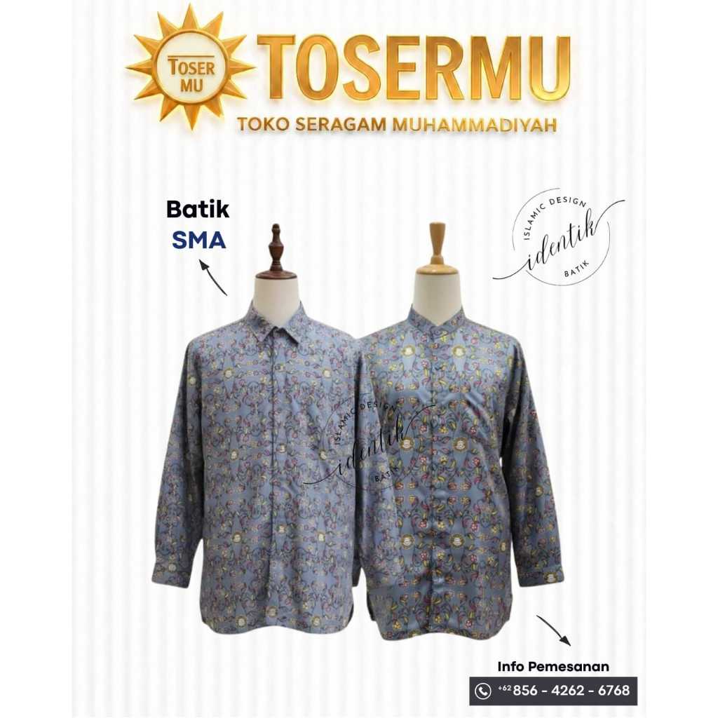 Jual SATIN SMA Batik SMA Muhammadiyah Nasional | Shopee Indonesia