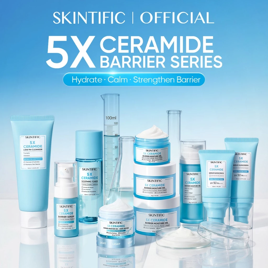 Skintific 5X Ceramide Barrier Set For Sensitive Skin