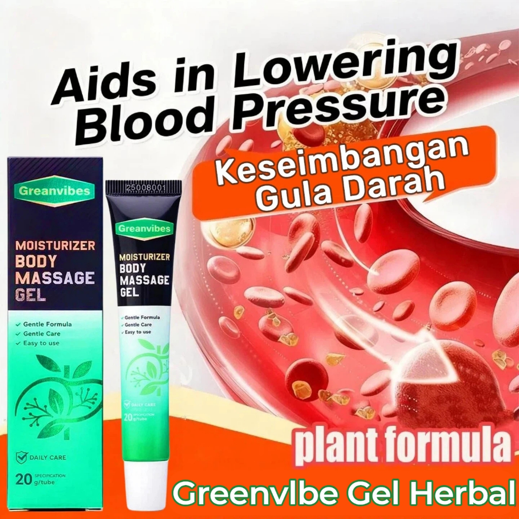 GreenvibesxSol Gel Diabetes - Membantu Menjaga Keseimbangan Gula Darah, Perawatan Harian, Herbal Alami 30g
