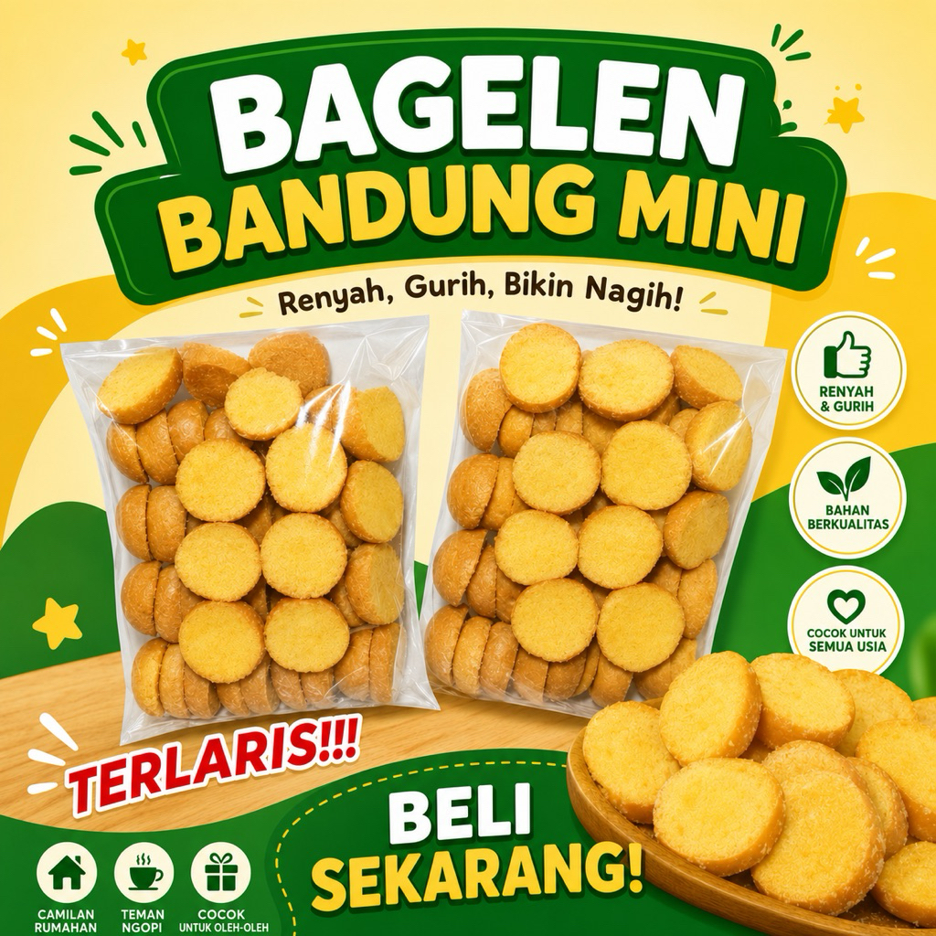 Jual Bagelen Bandung Raya Rasa Original Enak Renyah Roti Bagelen ...