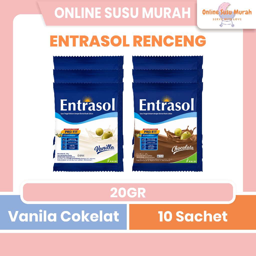 Jual Susu Entrasol Sachet Terlengkap & Harga Terbaru Juli 2026 | Shopee ...