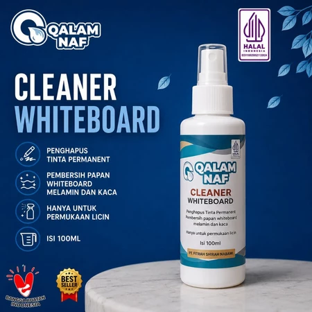 Cleaner Whiteboard / Pembersih Papan Tulis Melamin / Pembersih Tinta Permanen Qalam Naf 100 ml