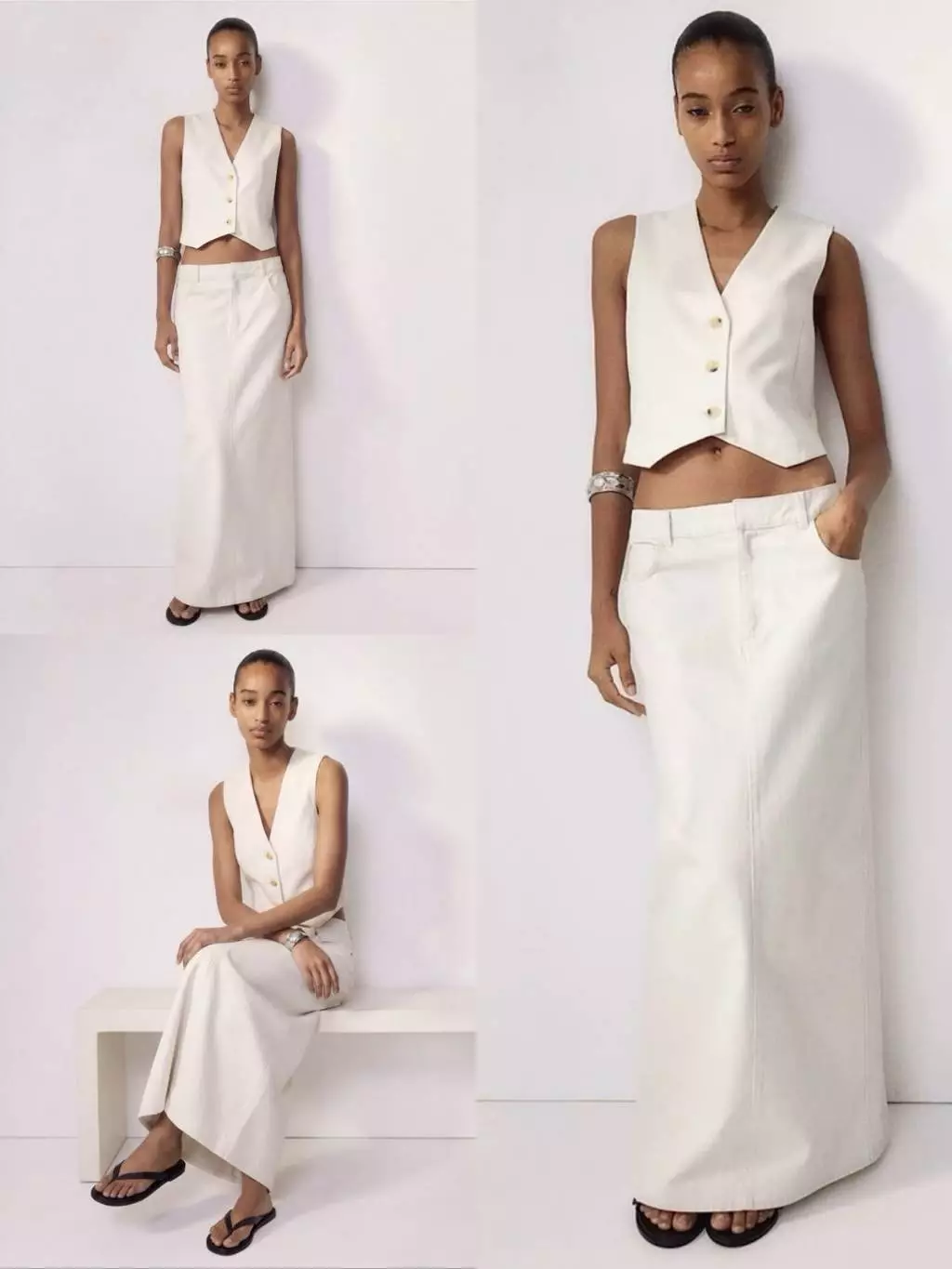 Rompi Wanita HM Women's V-neck Suit Vest - 2706