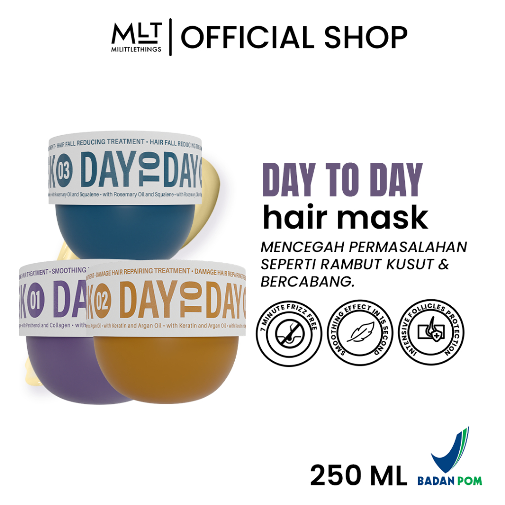 Jual Milittle Things Day To Day Hair Mask - Masker Rambut Halus Viral ...