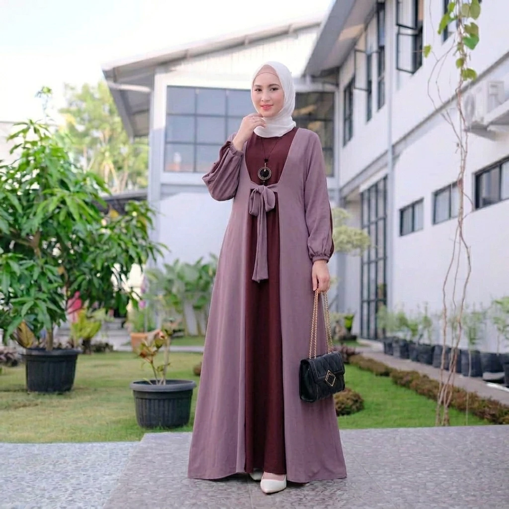 BAJU GAMIS WANITA LUSIANA DRESS TERBARU CRINKLE AIRFLOW PREMIUM