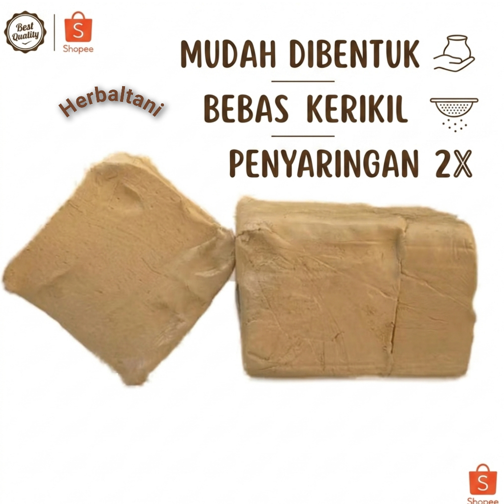 tanah liat kerajinan prakarya 1kg