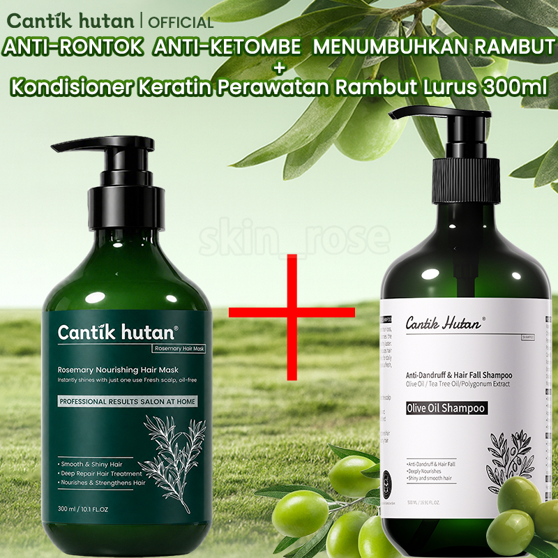 Cantik Hutan Shampoo Anti Rontok Anti Ketombe Minyak Zaitun foto 1