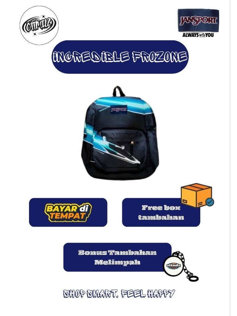 frozone jansport backpack Jual TAS JANSPORT INCREDIBLE FROZONE BACKPACK – SUPERBREAK SERIES Tas  Ransel Kanvas | Tas Sekolah | Tas Kuliah | Tas Kerja | Tas Serbaguna