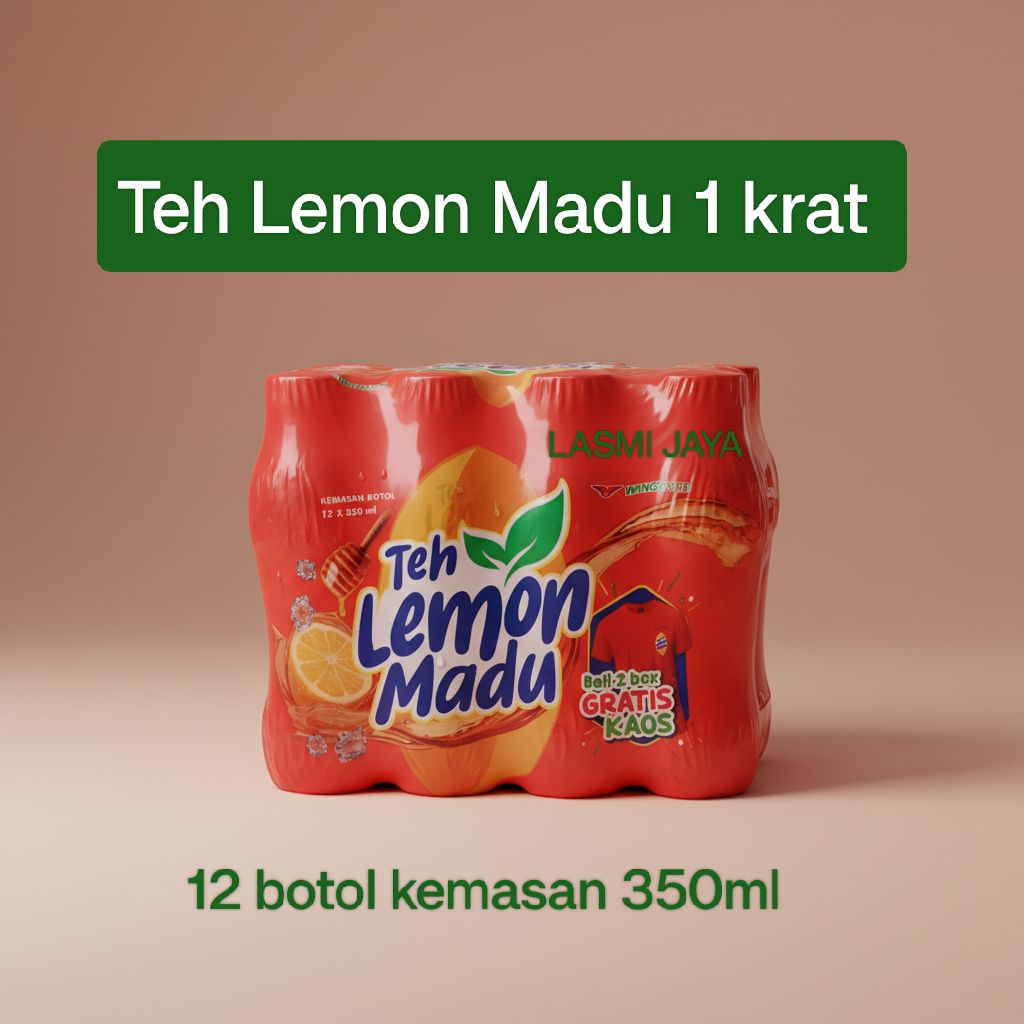 Jual Teh Lemon Madu Wings 1 pack promo teh lemon madu 1 krat isi 12 ...