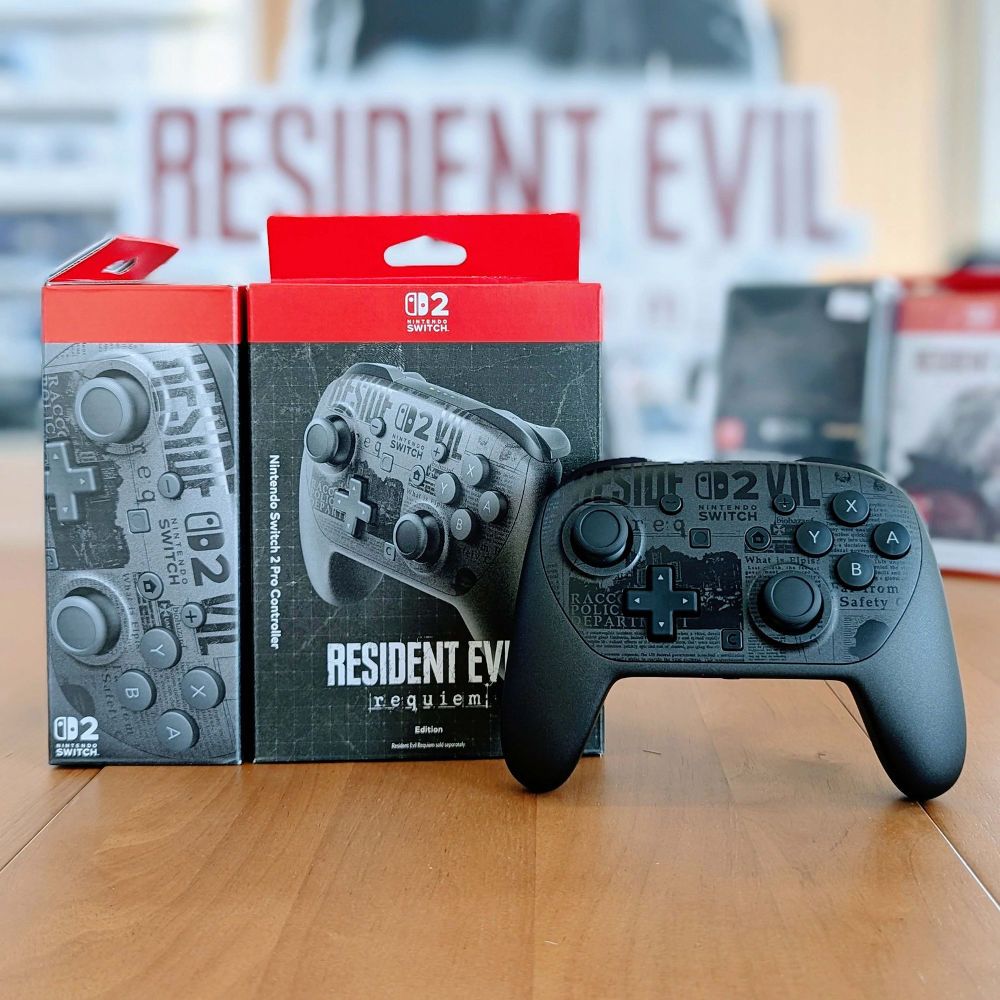 Jual SW2 Nintendo Switch 2 Pro Controller Resident Evil Requiem Edition ...