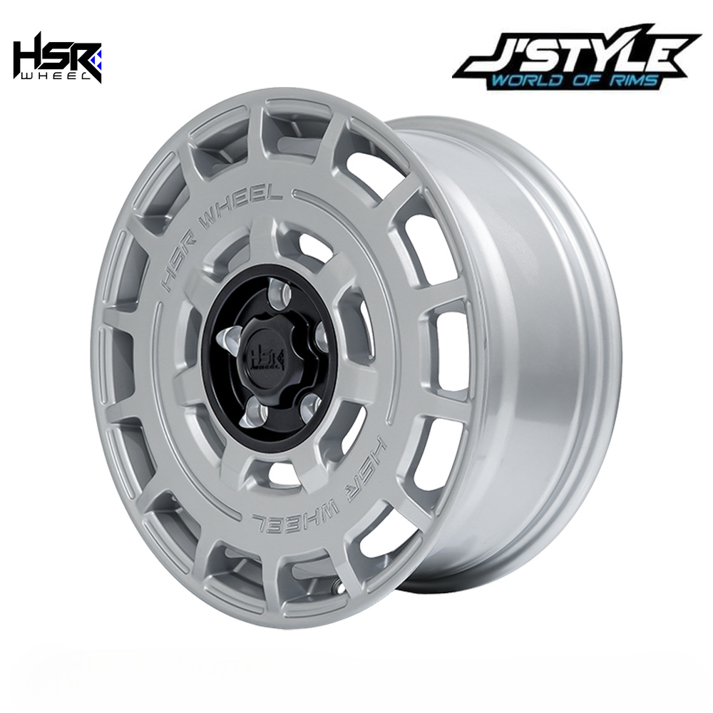 Jual Velg mobil rally look HSR MENTAWAI R17X7,5 SILVER Mobil Xpander ...