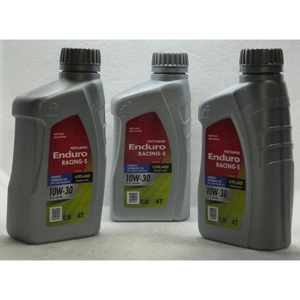 Jual Oli Mesin Motor Pertamina Enduro Racing S 10W-30 800ml - SAE 10W ...