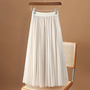 Rok Tutu 3 Lapis Bridal Premium Rok High Waist Wanita Maxi Skirt Polost Bangkok Panjang