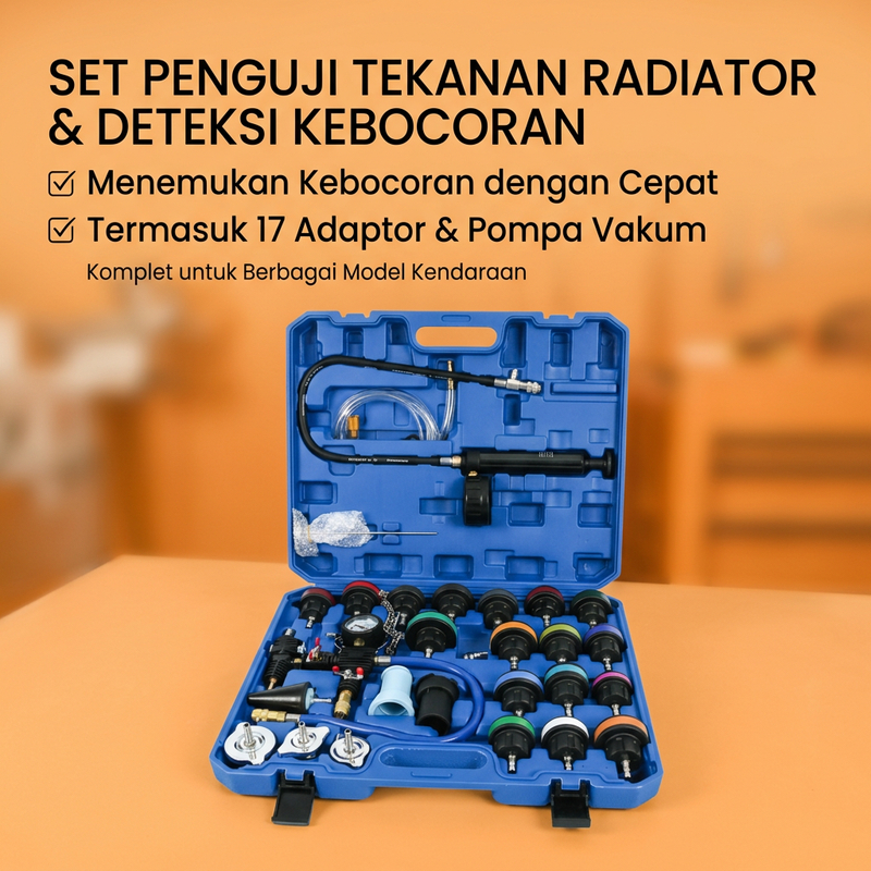 Jual Alat Tester Tekanan Radiator Mobil Universal Detektor Kebocoran ...