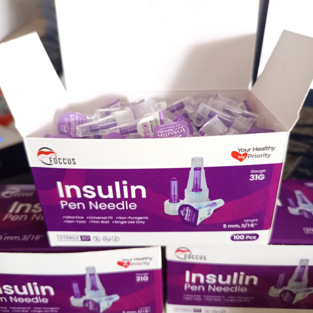 Jual PROMO Jarum Insulin Foccus 31G 5mm Microfine (PCS) | Shopee Indonesia