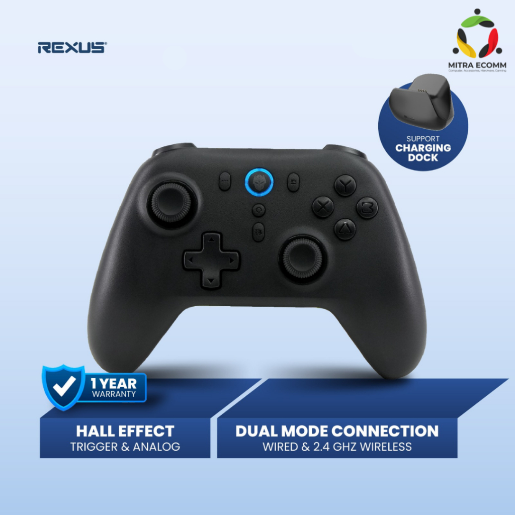 Jual REXUS Asta GX150 V2 GamePad Wireless + Wired for Android, PS3 ...