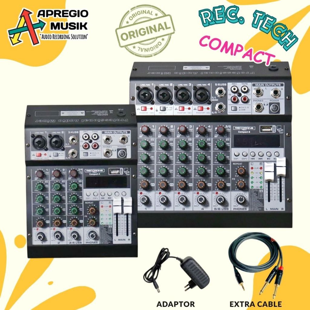 Jual Recording tech Compact 6 Compact6 Compact 4 Compact4 Mixer USB 6 ...