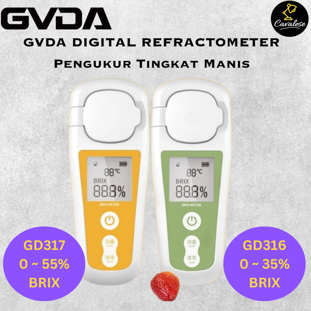 Jual Portable Digital Brix Meter Sugar Refractometer Sakarometer Alat ...
