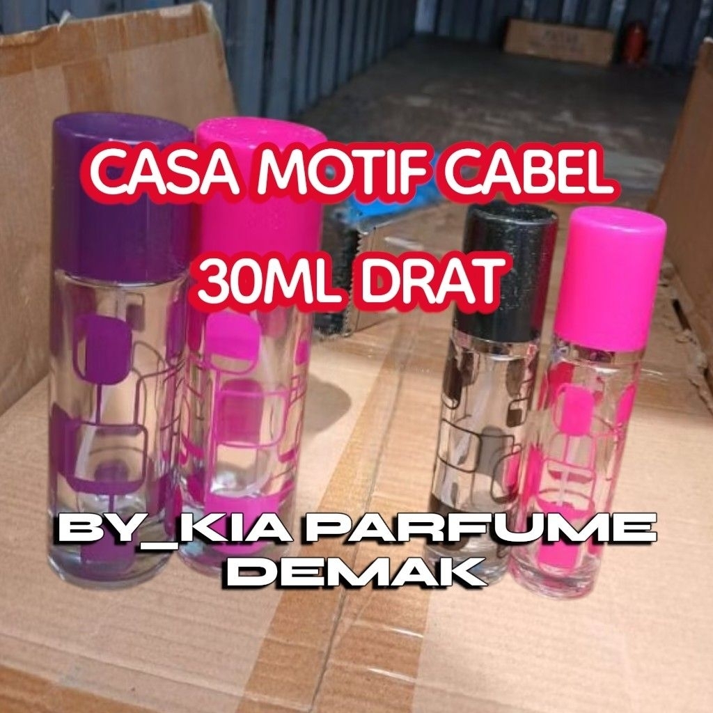 Jual BOTOL CASA MOTIF CABLE 30ml Tutup Drat/1Lusin | Shopee Indonesia