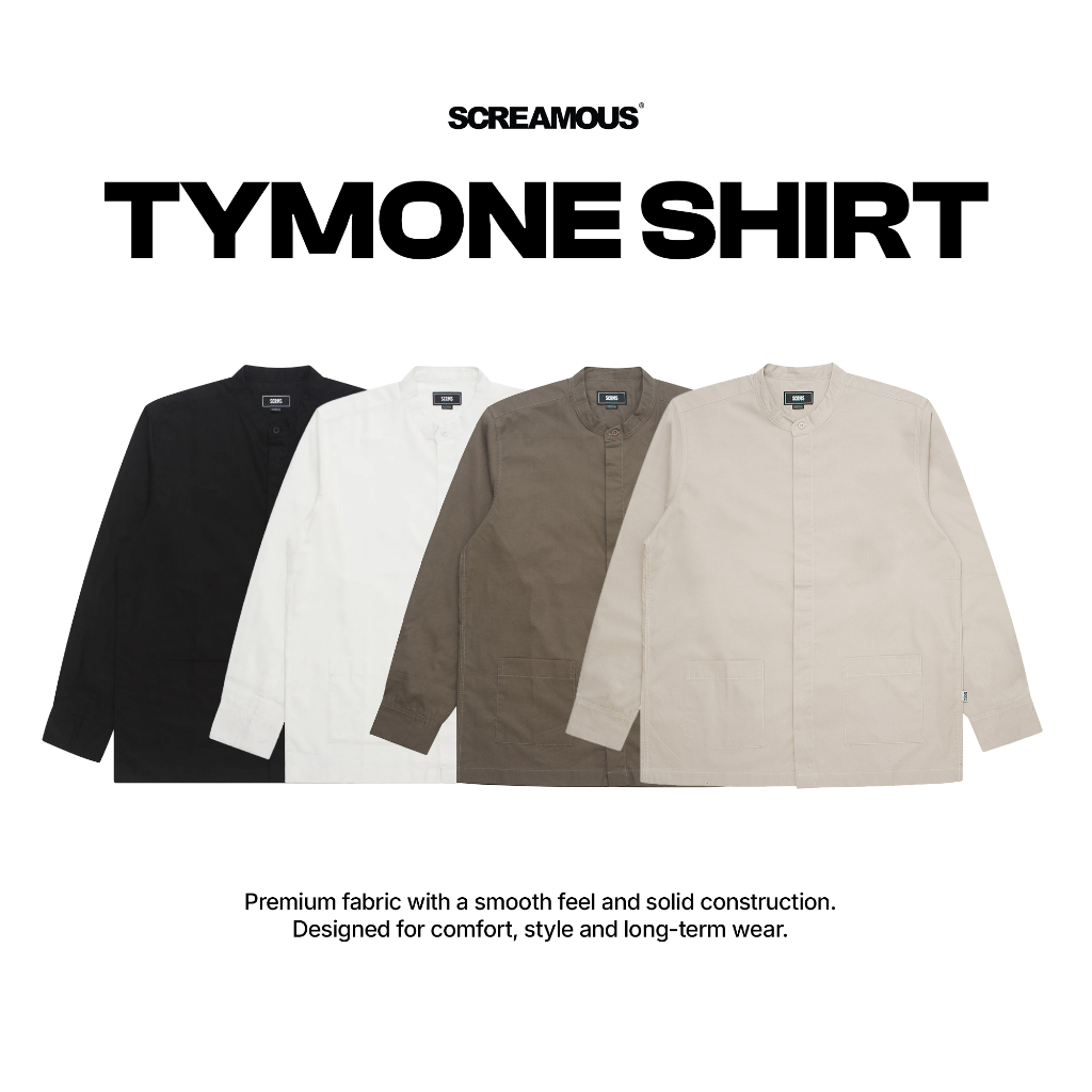 Jual Screamous Kemeja LongSleeve Shirt TYMONE | Shopee Indonesia