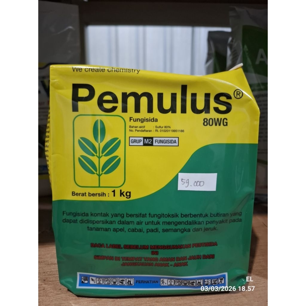 Jual Fungisida Pemulus 80WG 1 Kg Obat Jamur Tanaman dan Penyubur Tanah ...