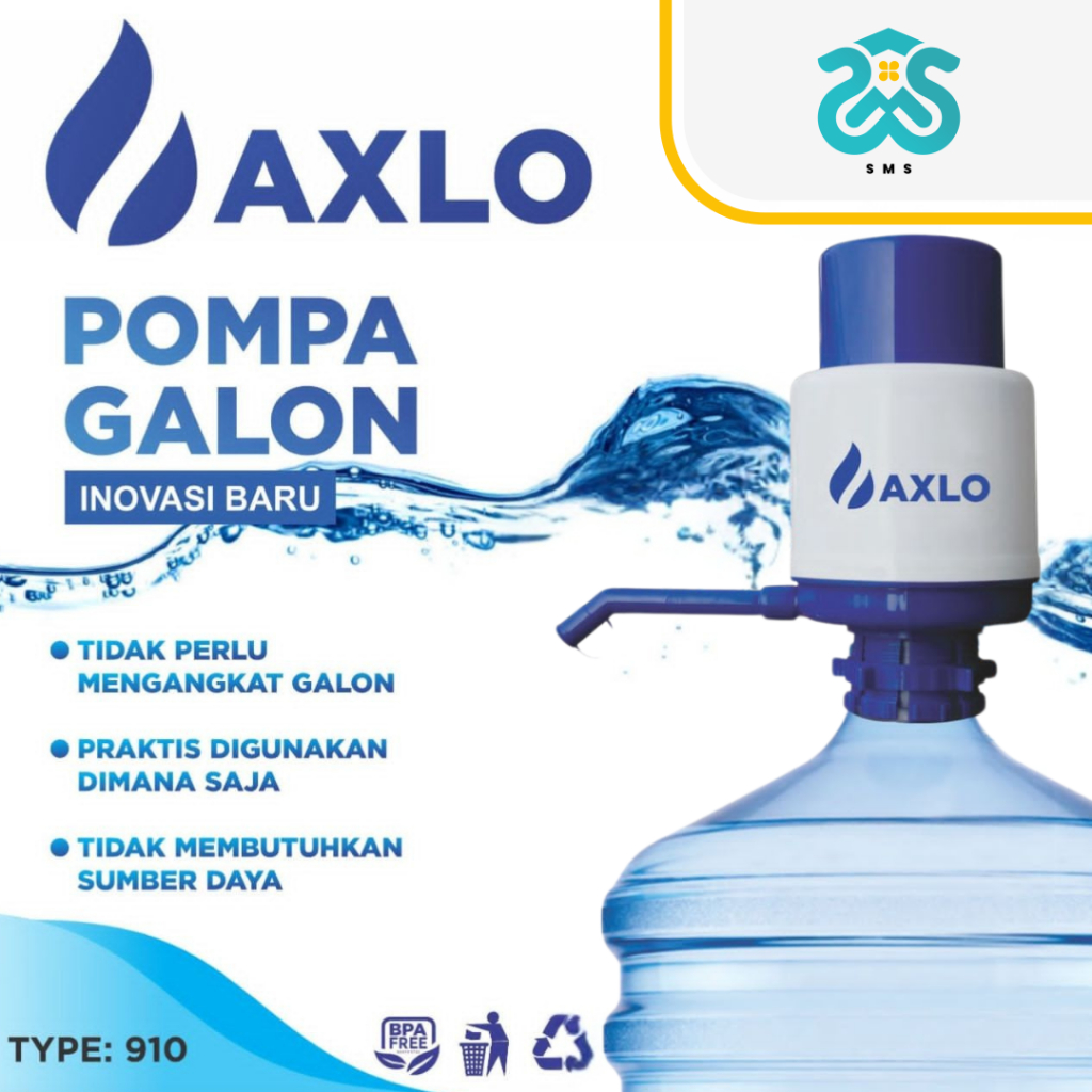 Jual SMS.ID - Pompa Galon Manual Axlo A-910 Pompa Air Galon Tanpa ...