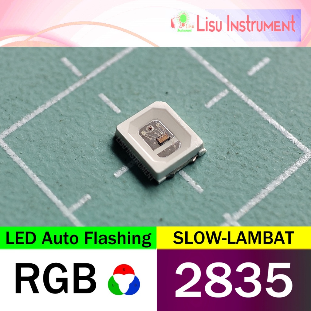 Jual 2835 LED RGB Automatic Flashing Blinking Animation Slow-Lambat ...