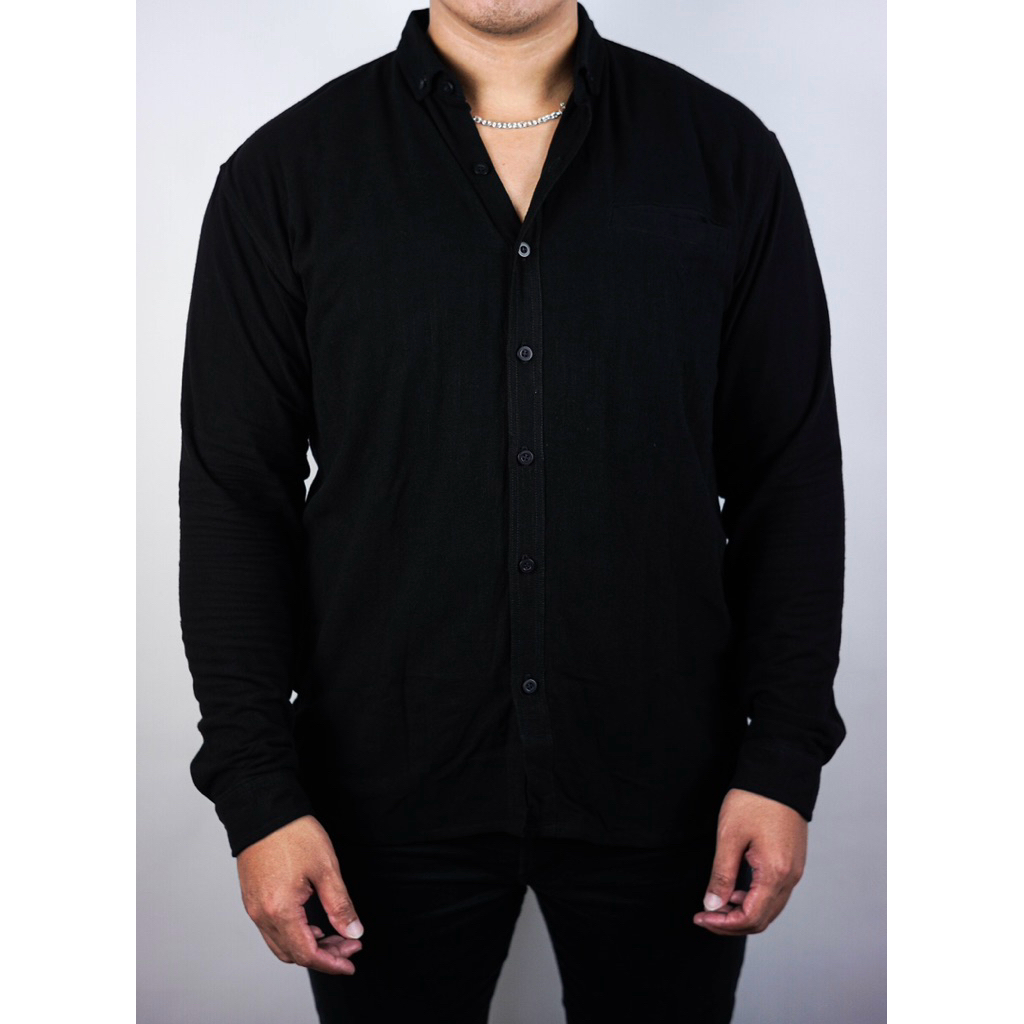 Kemeja Lengan panjang Linen viscose AD7ERclo