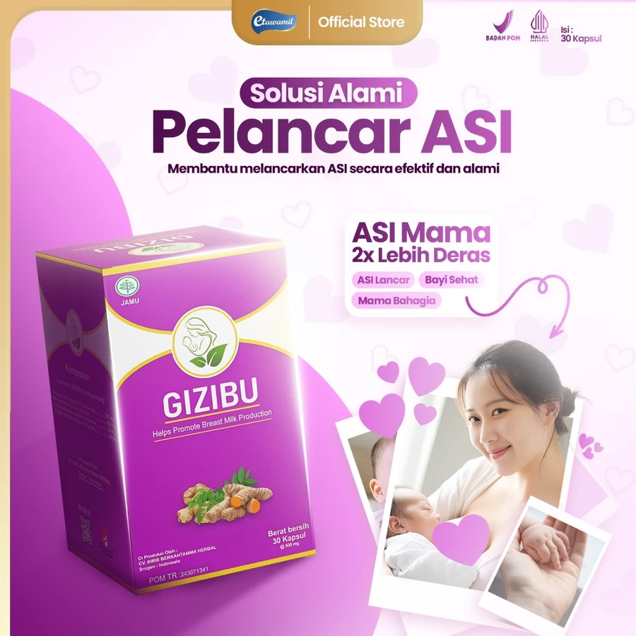 GIZIBU Kapsul Pelancar ASI Ibu
