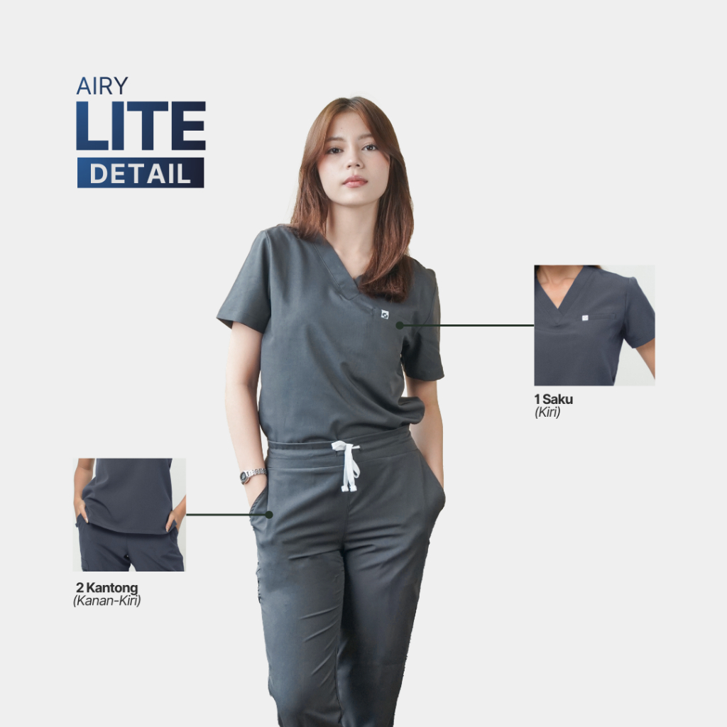 Jual [AIRY LITE] STANDARD Warna 1 - Women Series Vneck Pendek & Panjang ...