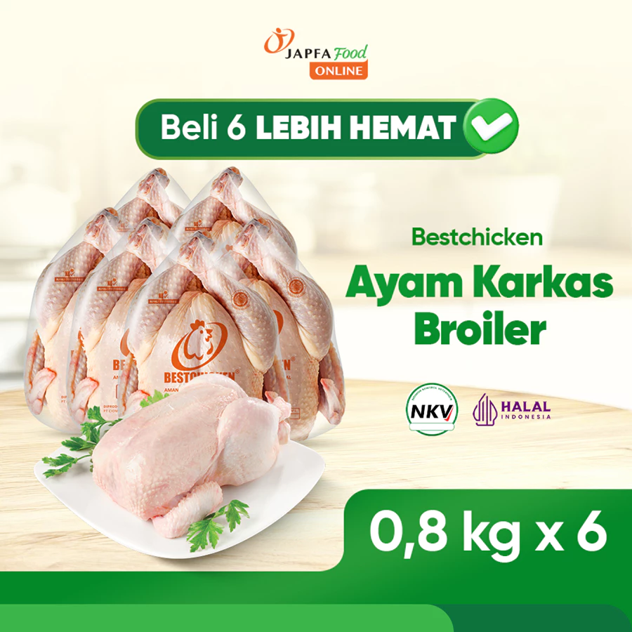 Ayam Karkas Broiler Utuh (800g)