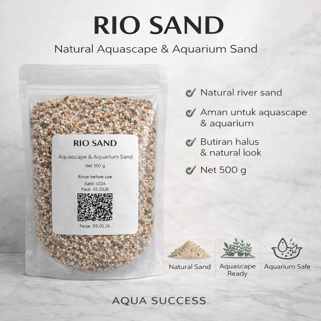 Jual RIO SAND – Natural River Sand untuk Aquascape, Terrarium, Aquarium ...