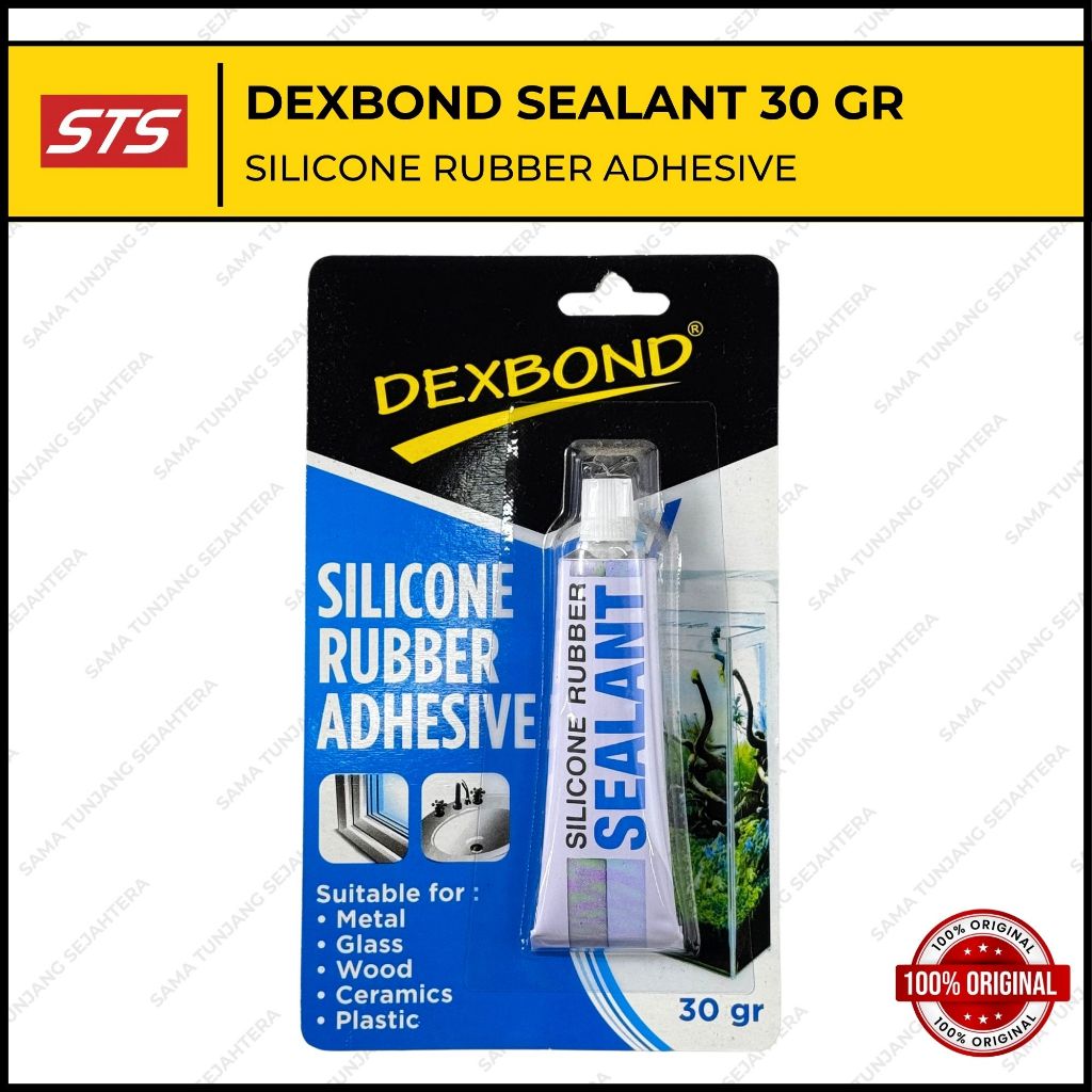 Jual DEXBOND LEM SEALANT 30 GR - SILICONE RUBBER ADHESIVE SEALANT - LEM ...
