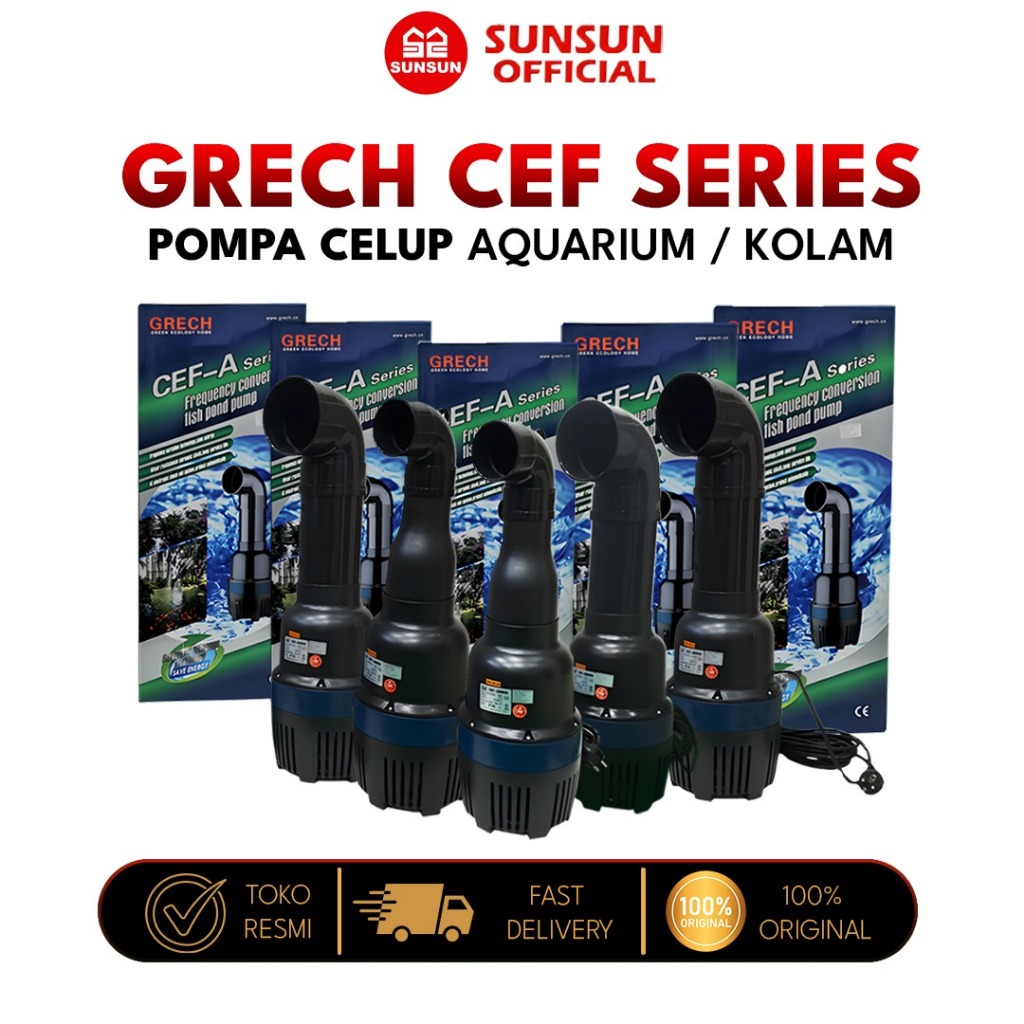 Jual SUNSUN GRECH CEF 16000A/22000A/26000A/30000A/50000A Series Pompa ...