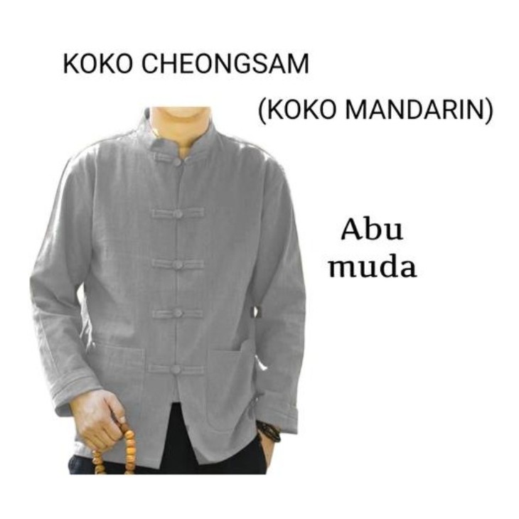 STELLASHOPPIE | Koko CHEONGSAM Mandarin Baju Koko Pria Lengan Panjang LIMITED EDITION