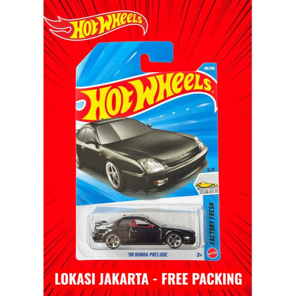 Jual Hot Wheels 98 Honda Prelude Hitam Lot F 2026 Shopee Indonesia