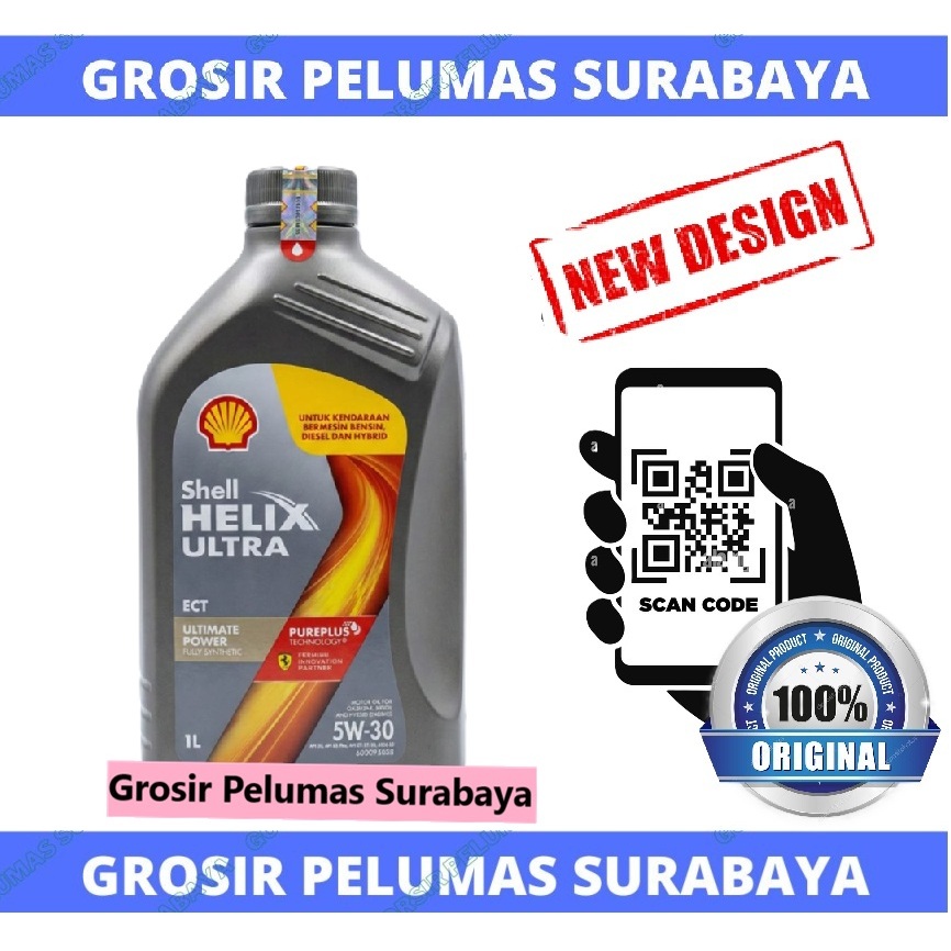 Jual ORIGINAL Oli mesin bensin diesel HYBRID Barcode Scan Shell Helix ...