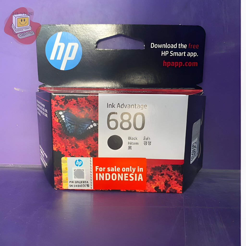 Jual HP Tinta Cartridge Printer 680 Black & Tri Colours Color Ink ...