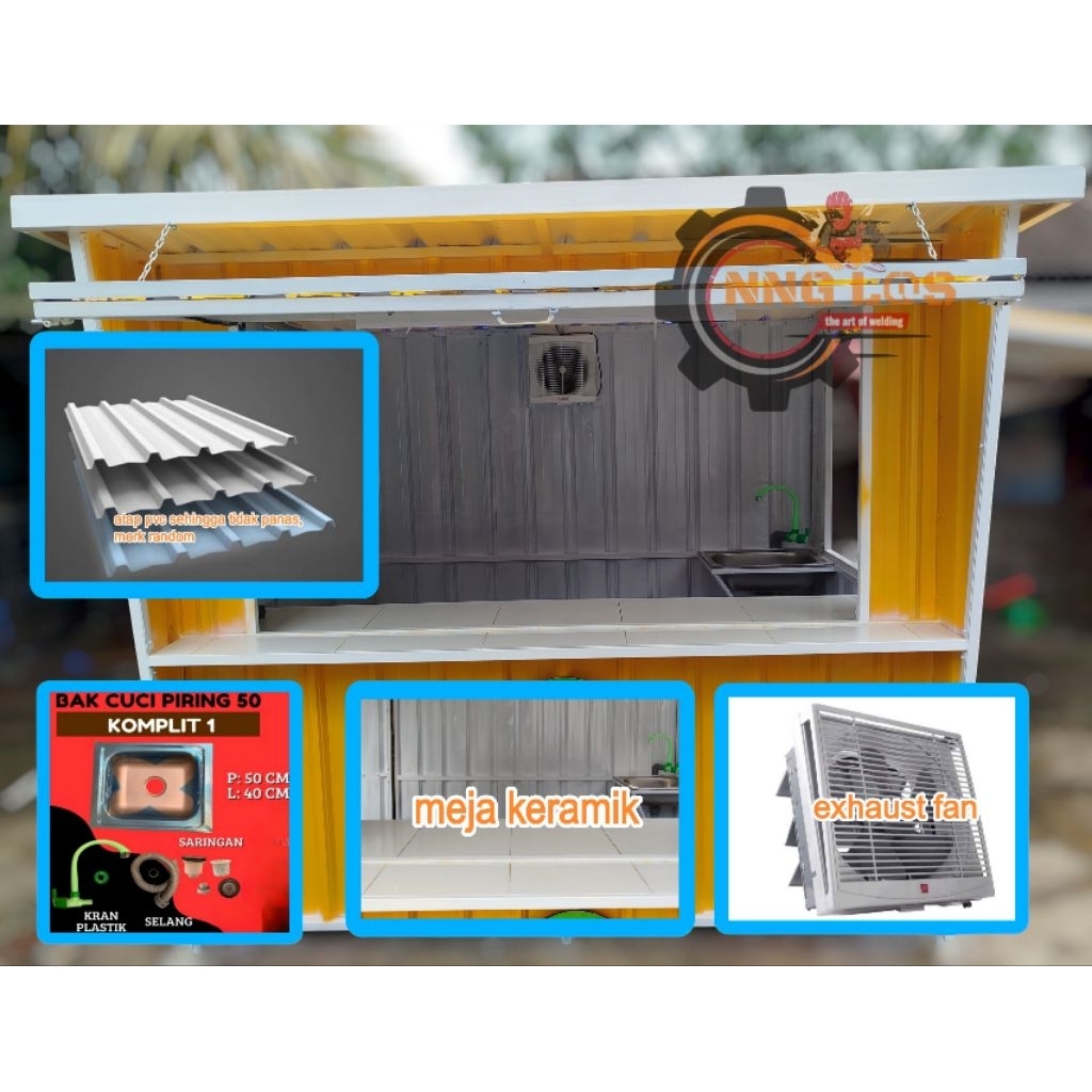 Jual booth container,warung container,gerobak container murah ...